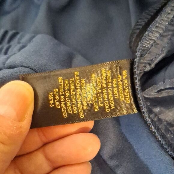 Worthington Women's Blue pull on Pants size large - Picture 3 of 6